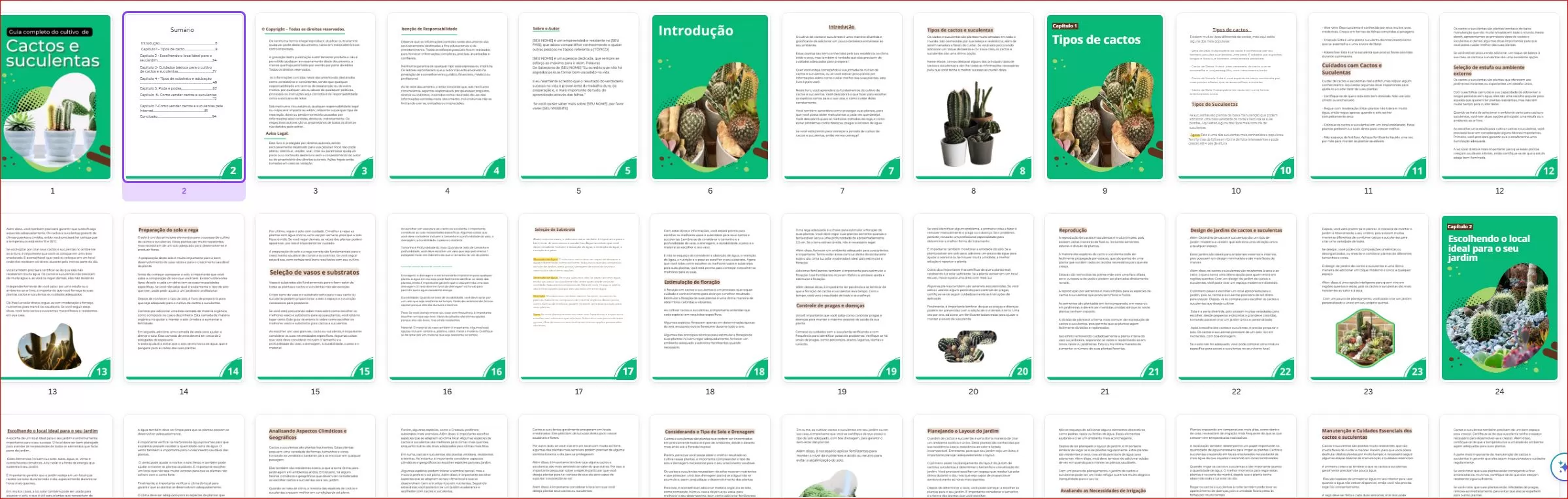 [PLR] Cactos e Suculentas - Imagem 2